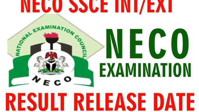 Neco result release updates Neco result release date