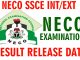 Neco result release date